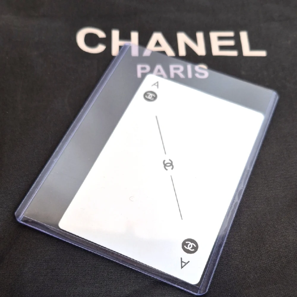 CHANEL Black and White ACE Card w/Sleeve